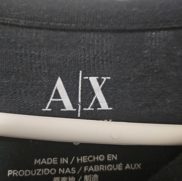 Armani Exchange black men's stretch  Long sleeve t small with zipper - Picture 4 of 7